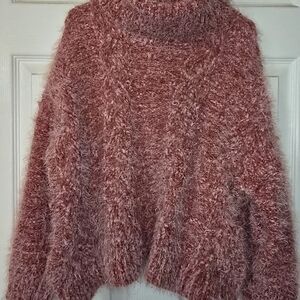 BB Dakota Soft Textured Cowl Neck Sweater